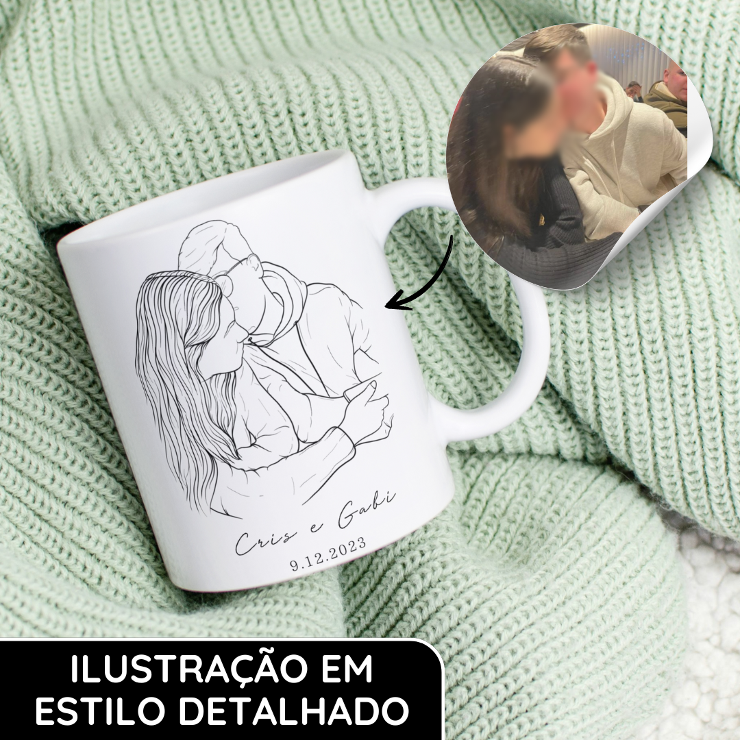 CANECA - c/ Ilustração Personalizada