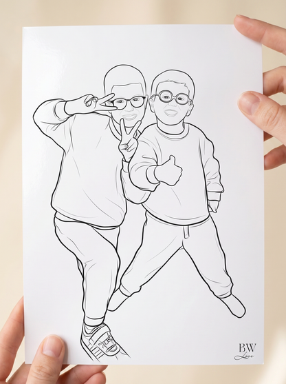 Ilustração Memória - Para emoldurar