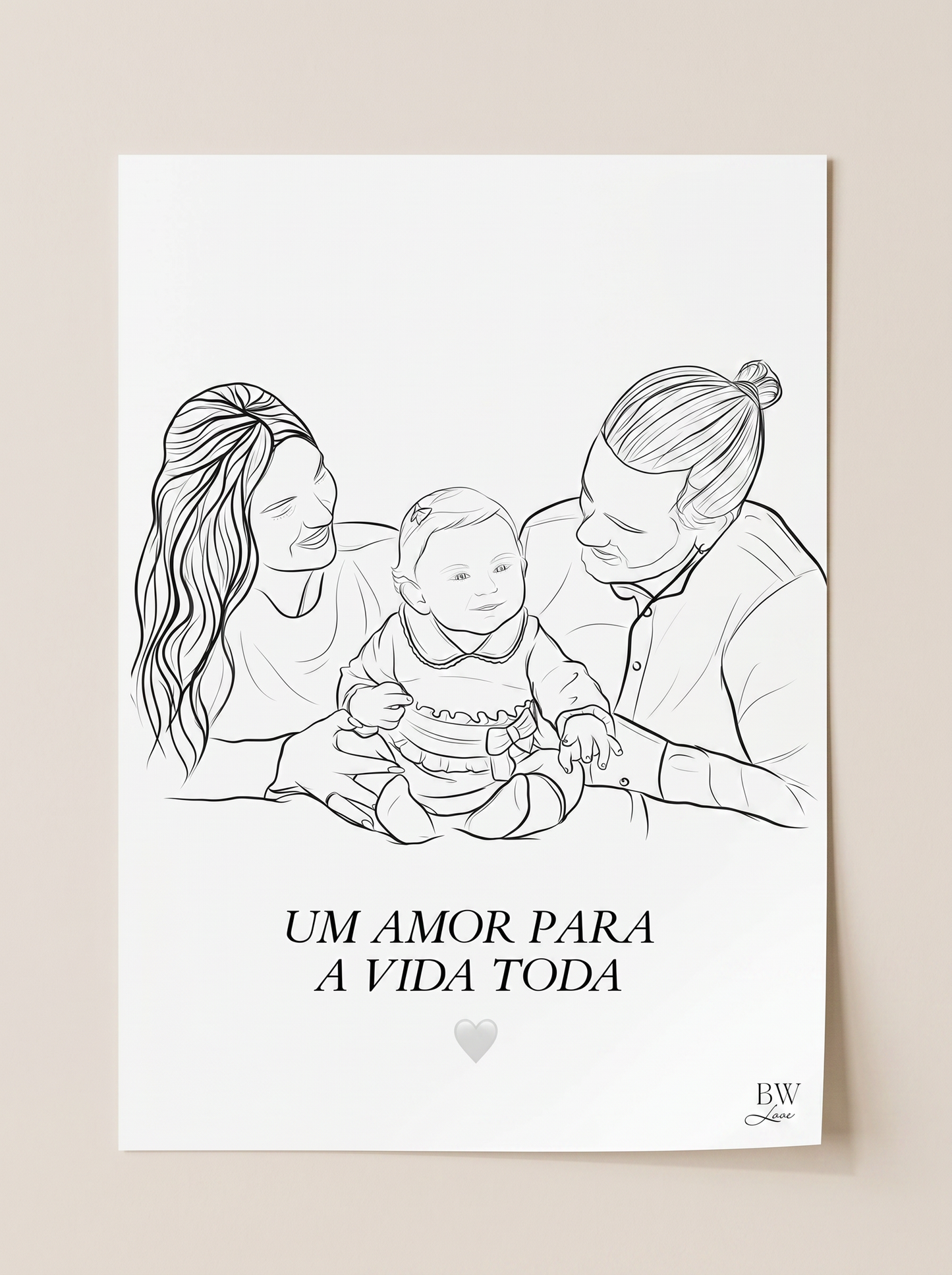 Ilustração Memória - Para emoldurar