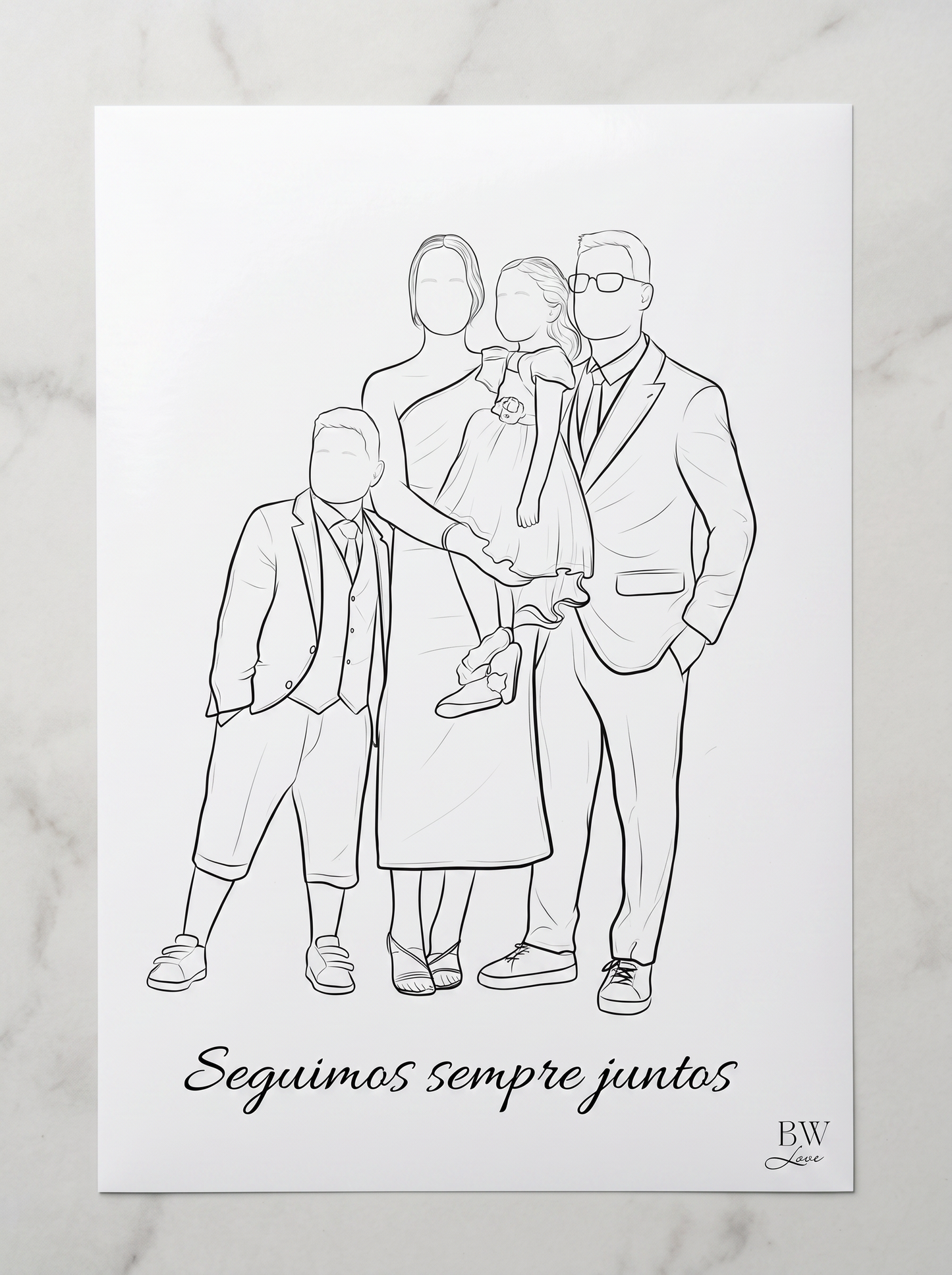 Ilustração Memória - Para emoldurar