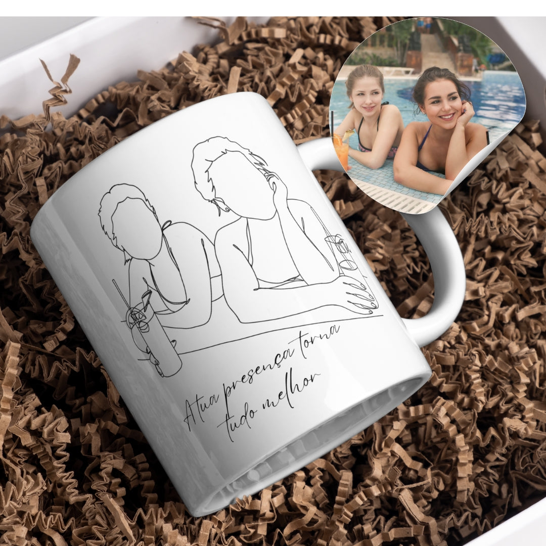 Caneca Traço Minimalista
