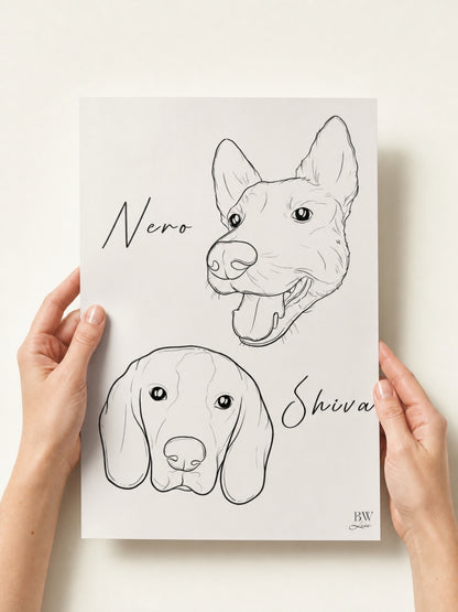 Ilustração Pet - Para Emoldurar