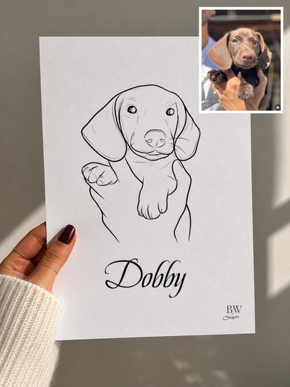 Ilustração Pet - Para Emoldurar