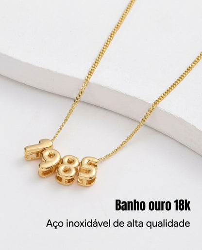 Colar Assinatura Ano