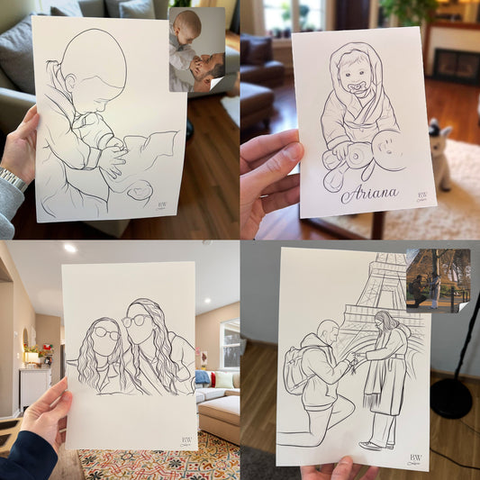 Ilustração Personalizada - SEM MOLDURA