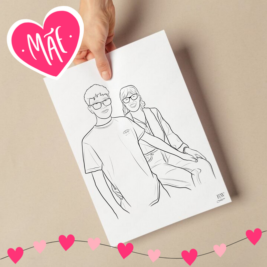 Ilustração Personalizada - SEM MOLDURA
