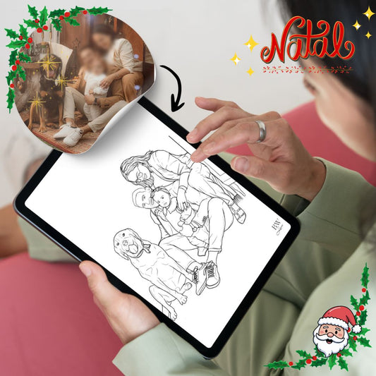 Ilustração Personalizada - FORMATO DIGITAL