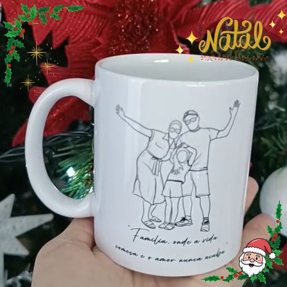 CANECA - c/ Ilustração Personalizada