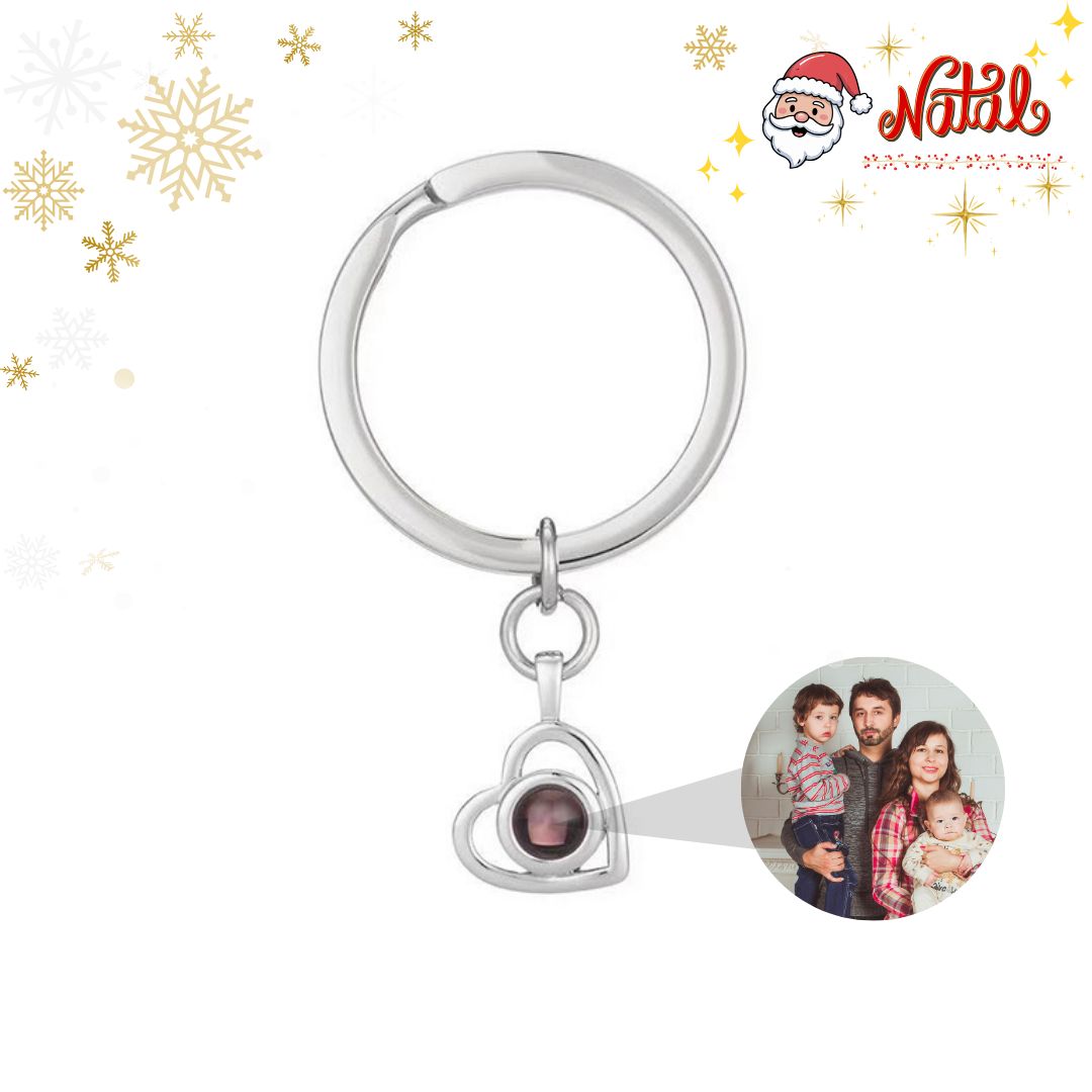 PORTA-CHAVES CORAÇÃO